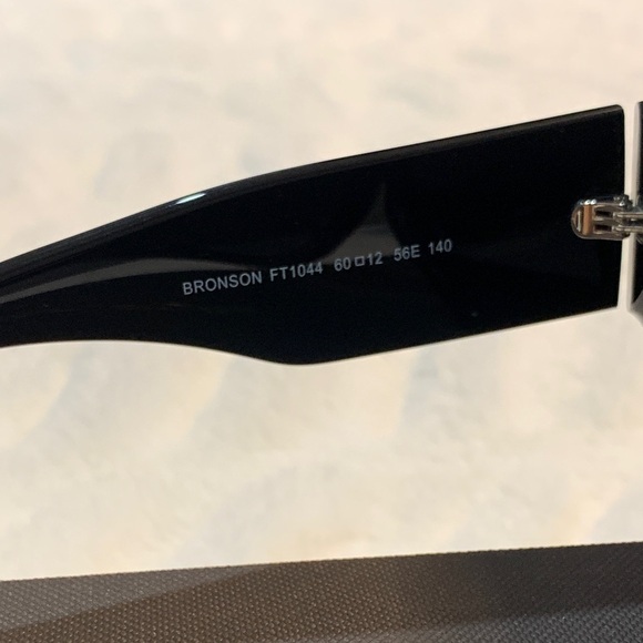 Tom Ford Black and Gold Sunglasses - Picture 5 of 12